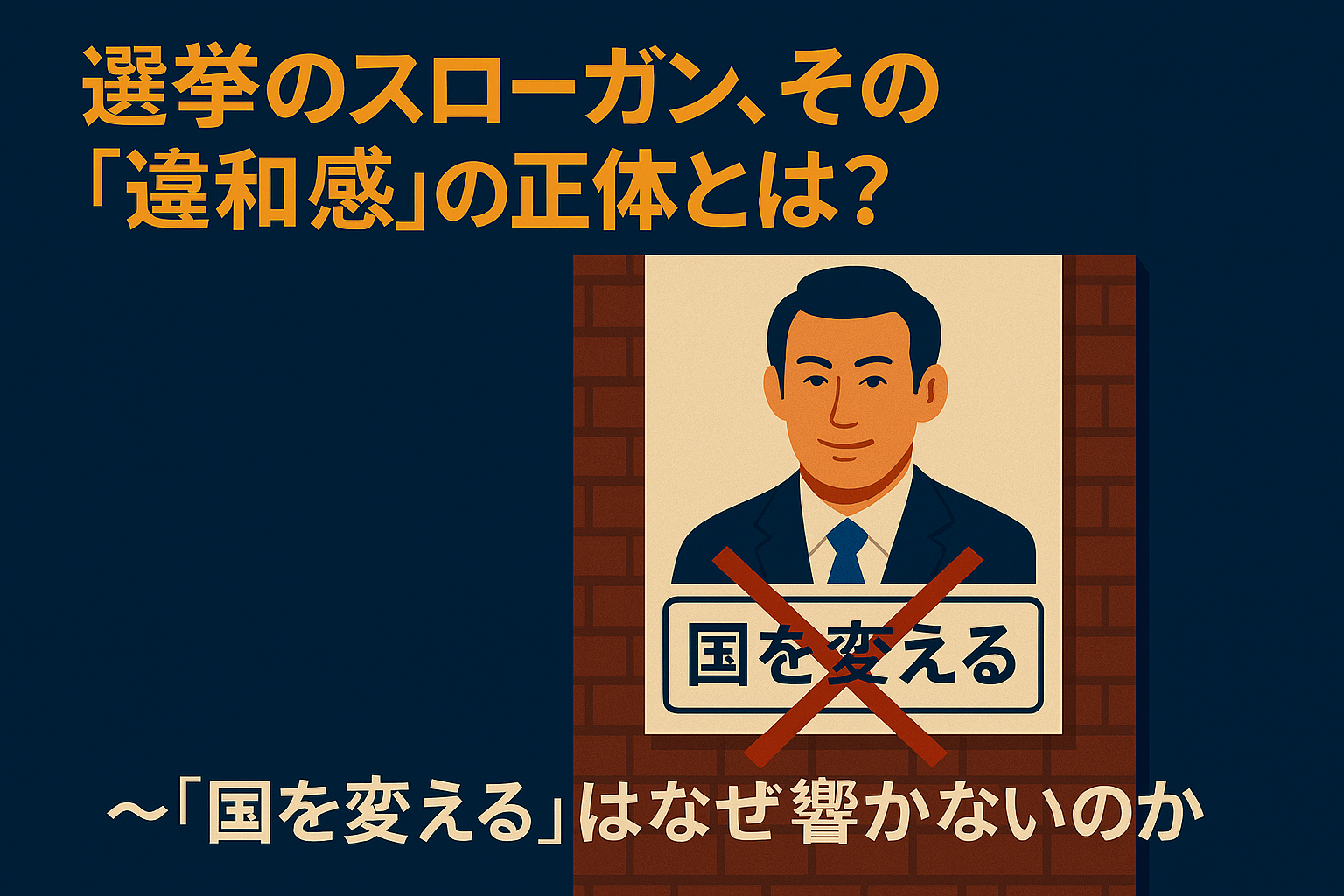 「国を変える」はなぜ響かないのか