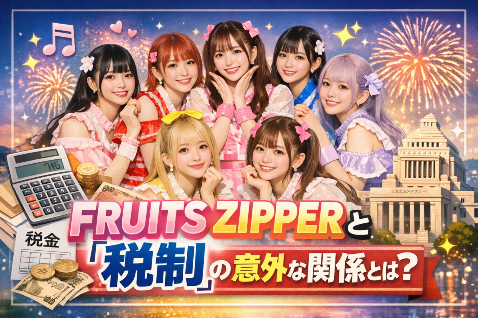 アイドルと税制